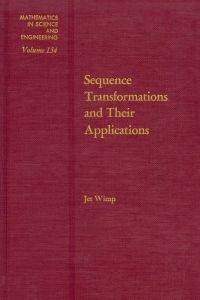 Omslagafbeelding: Sequence transformations and their applications 9780127579405