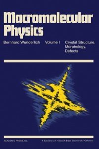 Cover image: Macromolecular Physics V1 1st edition 9780127656014