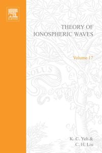 Imagen de portada: Theory of ionospheric waves 9780127704500