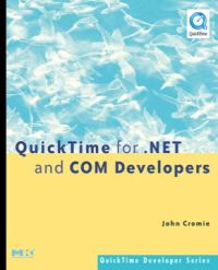 Cover image: QuickTime for .NET and COM Developers 9780127745756
