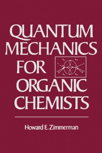 Cover image: Quantum Mechanics For Organic Chemists 9780127816500