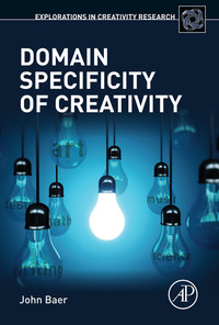 Cover image: Domain Specificity of Creativity 9780127999623