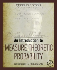 Imagen de portada: An Introduction to Measure-Theoretic Probability 2nd edition 9780128000427