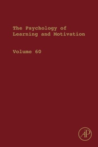 Cover image: Psychology of Learning and Motivation 9780128000908