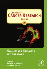 Immagine di copertina: Hyaluronan Signaling and Turnover 9780128000922