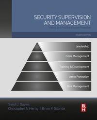 Imagen de portada: Security Supervision and Management: Theory and Practice of Asset Protection 4th edition 9780128001134