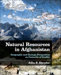 Titelbild: Natural Resources in Afghanistan: Geographic and Geologic Perspectives on Centuries of Conflict 9780128001356