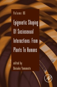 Cover image: Epigenetic Shaping of Sociosexual Interactions: From Plants to Humans 9780128002223