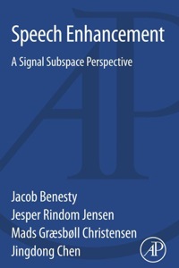 Cover image: Speech Enhancement: A Signal Subspace Perspective 9780128001394