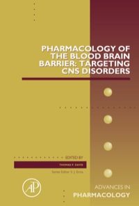 Imagen de portada: Pharmacology of the Blood Brain Barrier: Targeting CNS Disorders 9780128002827