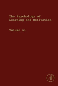 Cover image: Psychology of Learning and Motivation 9780128002834