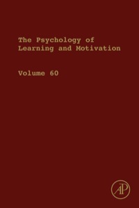 Titelbild: The Psychology of Learning and Motivation 9780128000908