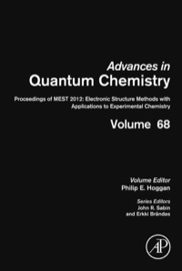 صورة الغلاف: Proceedings of MEST 2012: Electronic Structure Methods with Applications to Experimental Chemistry 9780128005361