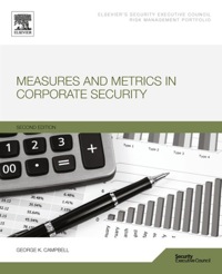 Imagen de portada: Measures and Metrics in Corporate Security 2nd edition 9780128006887
