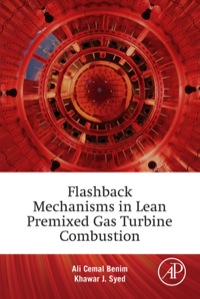 Cover image: Flashback Mechanisms in Lean Premixed Gas Turbine Combustion 9780128007556