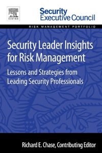 Cover image: Security Leader Insights for Risk Management: Lessons and Strategies from Leading Security Professionals 9780128008409