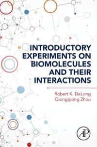 Omslagafbeelding: Introductory Experiments on Biomolecules and Their Interactions 9780128009697