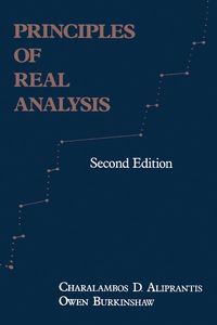 表紙画像: Principles of Real Analysis 2nd edition 9780120502554