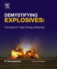 Cover image: Demystifying Explosives: Concepts in High Energy Materials 9780128015766