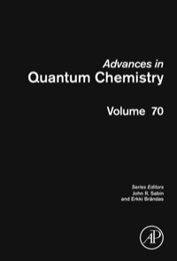 Imagen de portada: Advances in Quantum Chemistry 9780128018910