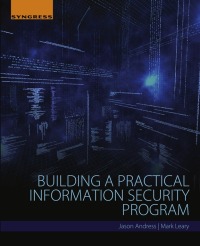 Cover image: Building a Practical Information Security Program 9780128020425