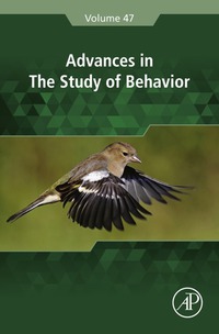 Imagen de portada: Advances in the Study of Behavior 9780128022764