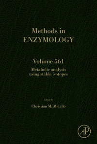 Cover image: Metabolic Analysis Using Stable Isotopes 9780128022931