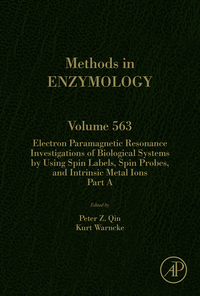 表紙画像: Electron Paramagnetic Resonance Investigations of Biological Systems by Using Spin Labels, Spin Probes, and Intrinsic Metal Ions Part A 9780128028346