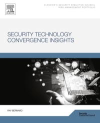 Cover image: Security Technology Convergence Insights 9780128028421