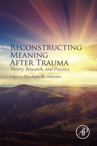 Cover image: Reconstructing Meaning After Trauma 9780128030158