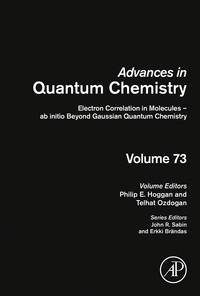 Cover image: Electron Correlation in Molecules – ab initio Beyond Gaussian Quantum Chemistry 9780128030608