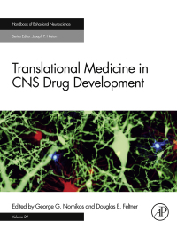 Imagen de portada: Translational Medicine in CNS Drug Development 9780128031612