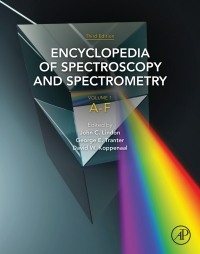 Cover image: Encyclopedia of Spectroscopy and Spectrometry 3rd edition 9780128032244
