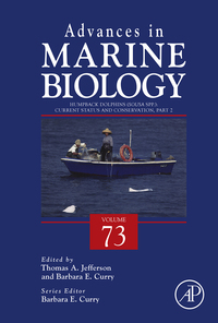 Cover image: Humpback Dolphins (Sousa spp.): Current Status and Conservation, Part 2 9780128036020