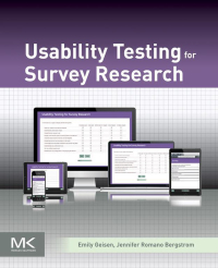 صورة الغلاف: Usability Testing for Survey Research 9780128036563