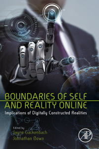 Cover image: Boundaries of Self and Reality Online 9780128041574