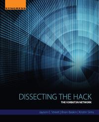 صورة الغلاف: Dissecting the Hack: The V3rb0t3n Network 9780128042786