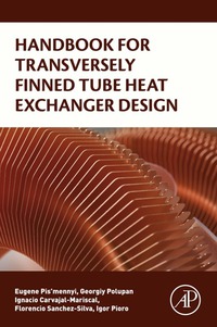 Omslagafbeelding: Handbook for Transversely Finned Tube Heat Exchanger Design 9780128043974