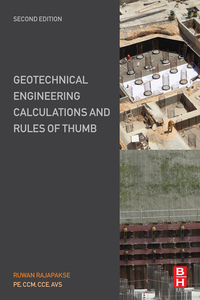 Imagen de portada: Geotechnical Engineering Calculations and Rules of Thumb 2nd edition 9780128046982