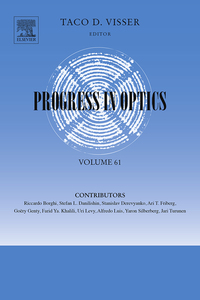 表紙画像: Progress in Optics 9780128046999