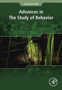 Imagen de portada: Advances in the Study of Behavior 9780128047873