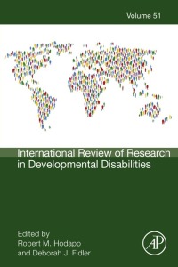 Cover image: International Review of Research in Developmental Disabilities 9780128047859