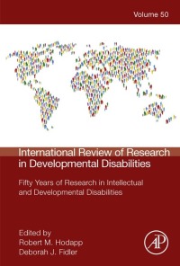 Cover image: International Review of Research in Developmental Disabilities 9780128047866