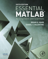 Cover image: Essential MATLAB for Engineers and Scientists 6th edition 9780081008775