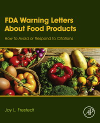 Imagen de portada: FDA Warning Letters About Food Products 9780128054703