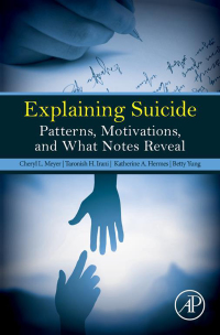 Cover image: Explaining Suicide 9780128092897