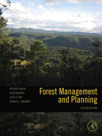 Cover image: Forest Management and Planning 2nd edition 9780128094761