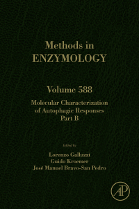 Cover image: Molecular Characterization of Autophagic Responses Part B 9780128096741