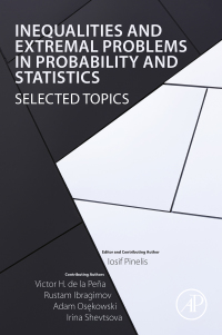 Immagine di copertina: Inequalities and Extremal Problems in Probability and Statistics 9780128098189