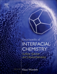 Cover image: Encyclopedia of Interfacial Chemistry 9780128097397